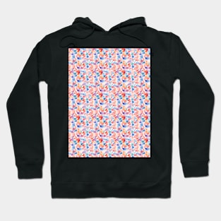 Watercolor geometric soft pink orange Hoodie